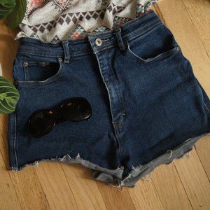 Bill Blass High Waisted Women's Mom Jean Shorts 6